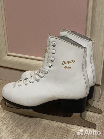 Коньки Graf Davos gold 38р