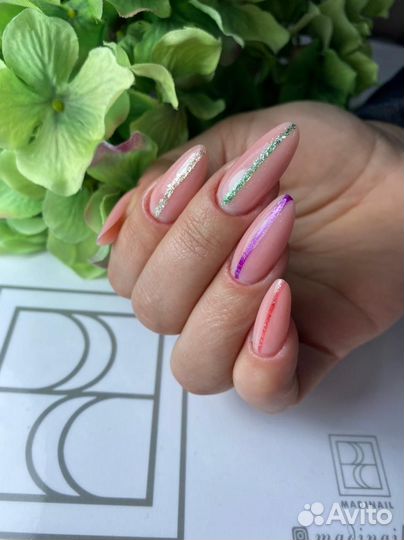 Маникюр с укреплением гель лака/наращивание