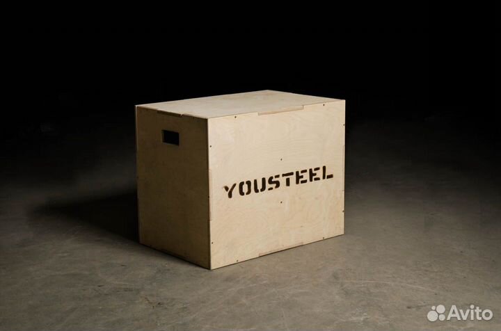 Тумба деревянная 50-60-75 для кроссфита yousteel