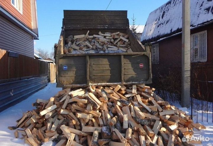 Дрова березовые колотые