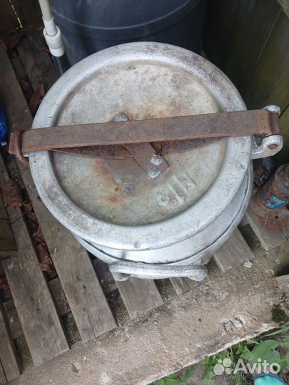 Бидон алюминиевый 40 л СССР металлист