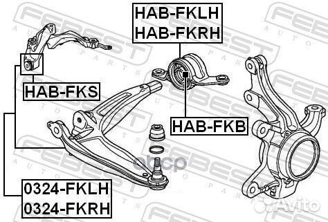 1 Рычаг honda civic FK 5D 06-12 пер.подв.прав