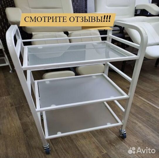 Тележка Металл-стекло