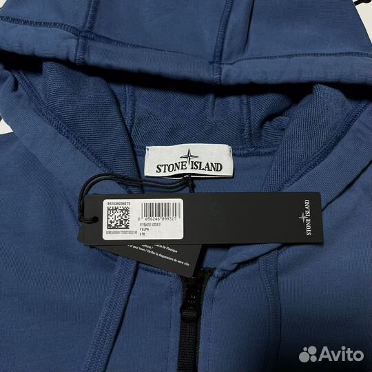 Зип-худи Stone Island Avio Blue 81 Колл