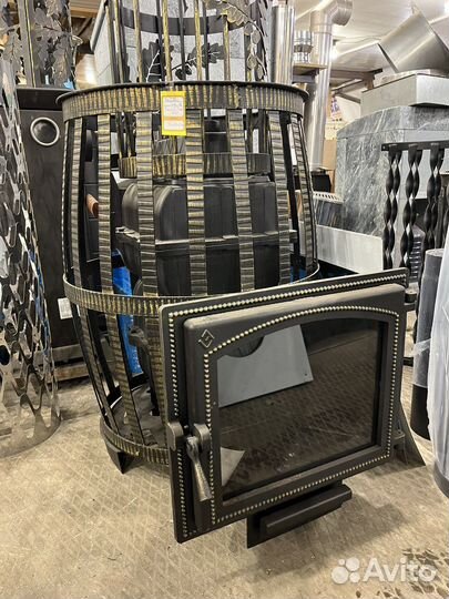 Чугунная печь для бани Везувий Русский Пар 18(240)