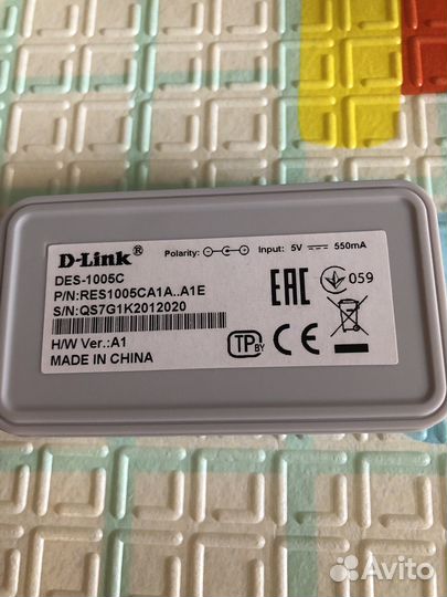 Коммутатор D-Link DES-1005C