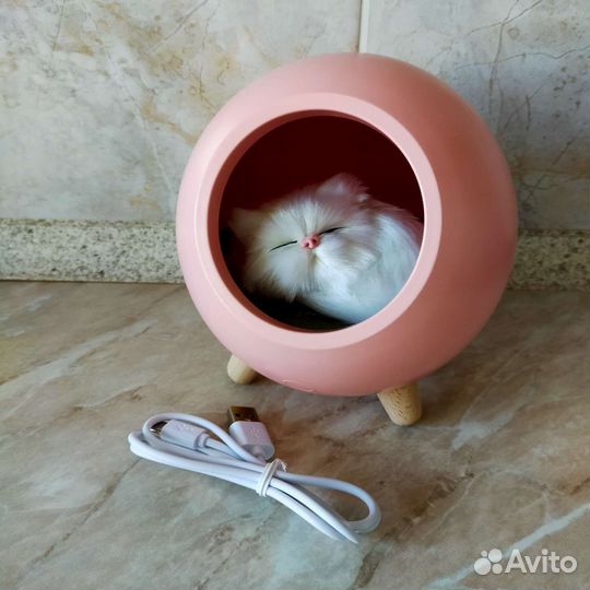 Ночник Котик в домике