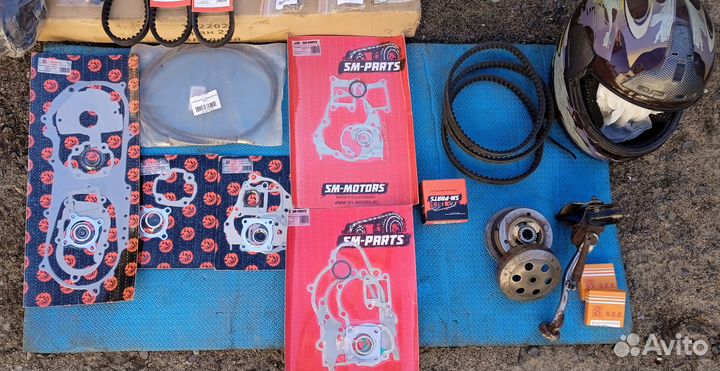 Запчасти и расходники для 2т и 4т скутера