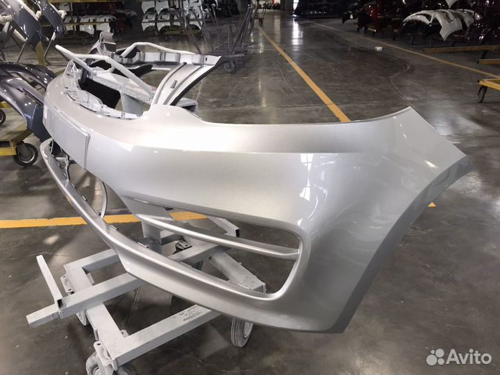 Бампер передний Kia Rio 3 рестайлинг 2015-2017