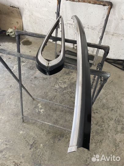 Молдинги заднего бампера bmw e38