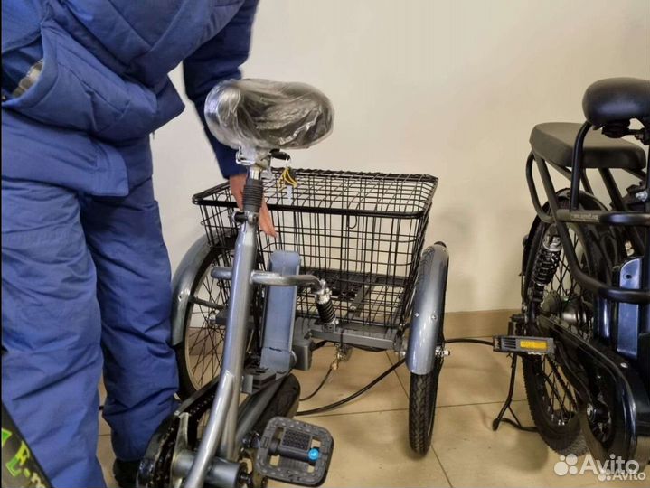 Новый. Электровелосипед трехколесный взрослым
