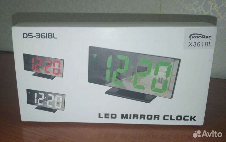 Настольные электронные часы будильник VST