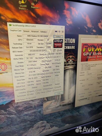 Видеокарта elsa AMD Radeon RX580 2048SP 8GB