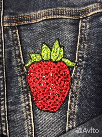 Джинсовая куртка детская Monna Lisa 128-134