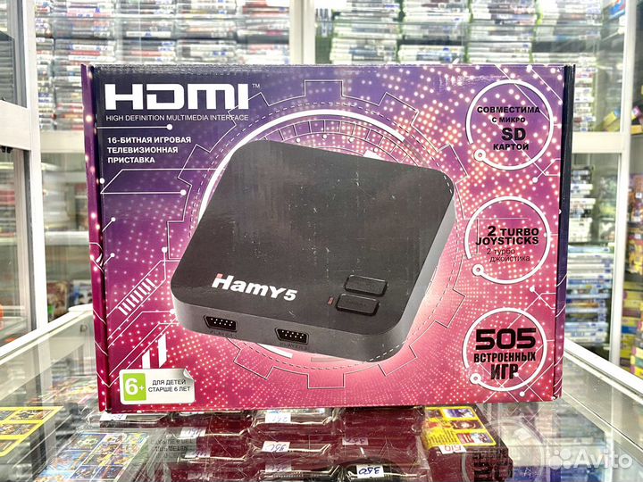 Hamy 5 Hdmi + 505 игр Игровая Приставка Новая