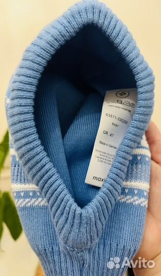 Шапка шлем maximo Германия размер от 6м до 1 года