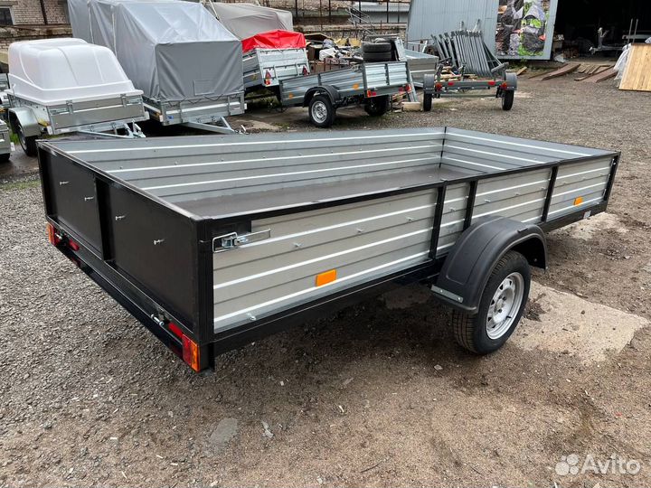 Легковой прицеп 3.5х1.5 м (борта 400 мм, самосвал)