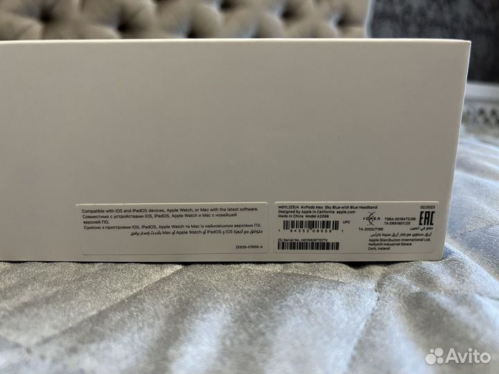 Беспроводные наушники apple airpods max