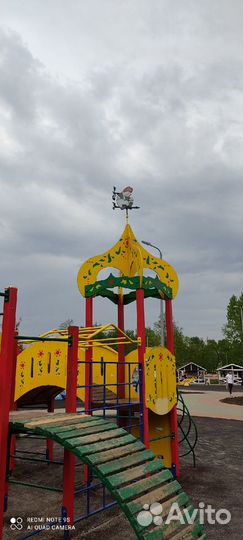 Флюгер цветной с пропеллером