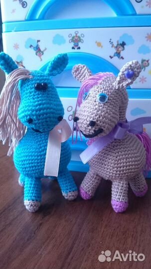 Вязаные игрушки ручной работы