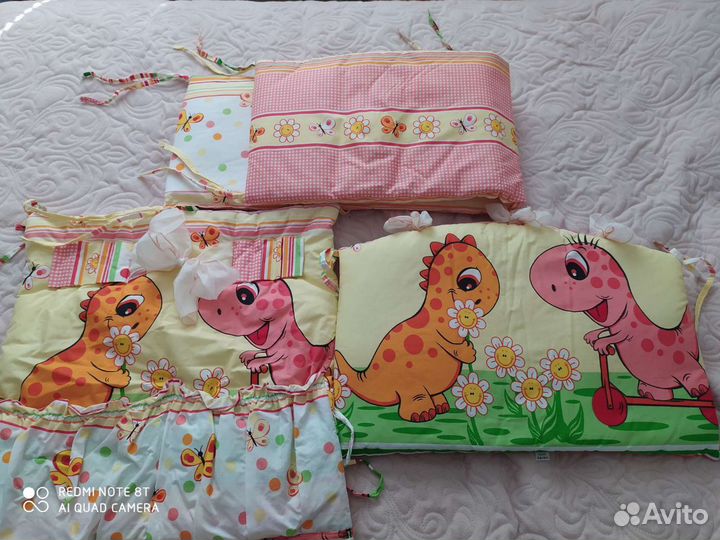 Бортики в детскую кроватку