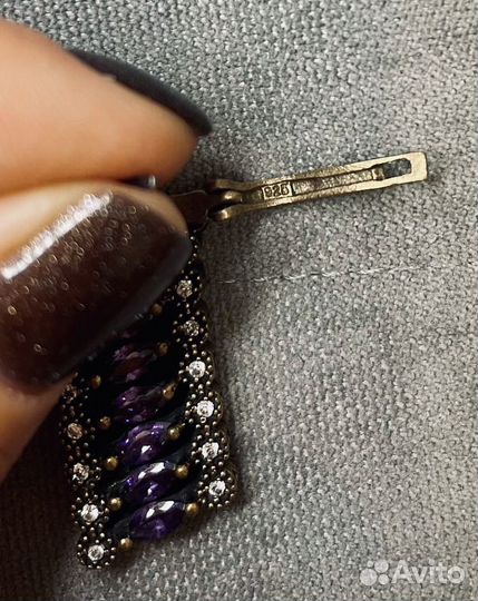 Серьги серебро 925