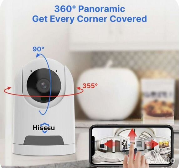 WiFi Камера видеонаблюдения поворотная/Приложение