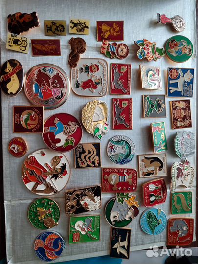 Значки советские и др темами