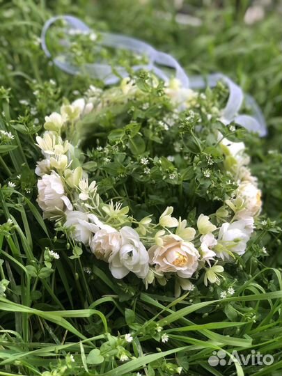 Венок на голову из цветов