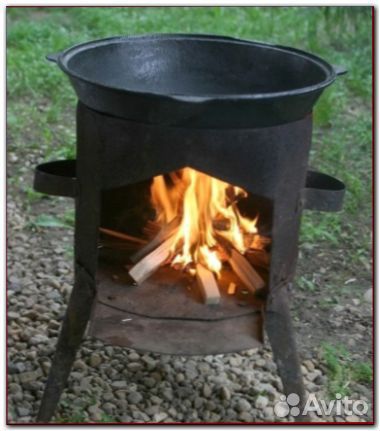 Казан 6л+печь 3мм.Подарок шумовка.Доставка