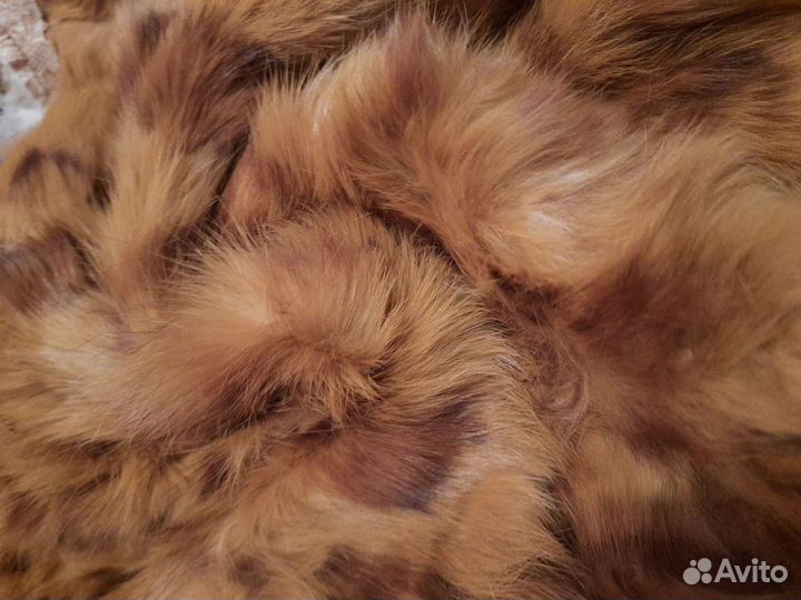 Спинка из меха кролика