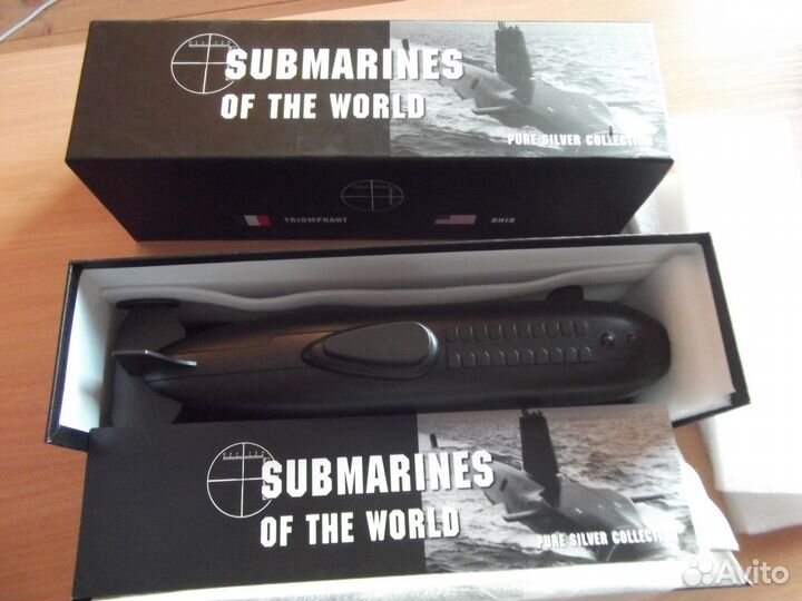 Подводные лодки мира. Набор монет, серебро