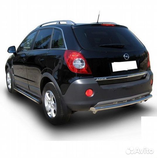 Защита заднего бампера Opel antara (2006)