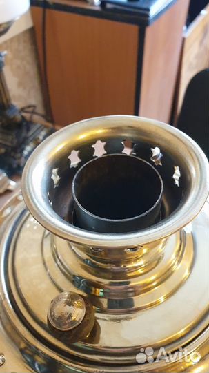 Самовар дровяной 2 литра тет-а-тет форма 