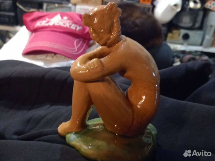 Статуетка плавчиха 1950годы