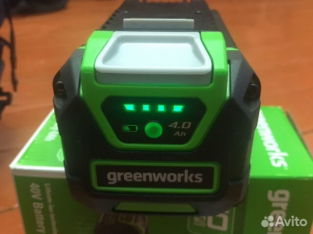 Аккумулятор 40 вольт greenworks