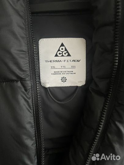 Пуховик nike acg