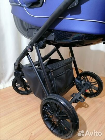 Коляска camarelo zeo 3 в 1/ эко кожа