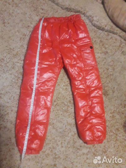Зимние пуховые штаны на 4 года