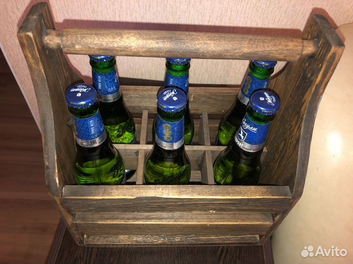 Подарок. Деревянный ящик для пива