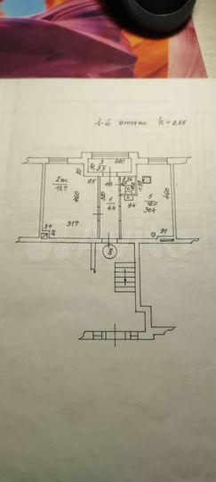 1-к. квартира, 33,4 м², 1/2 эт.
