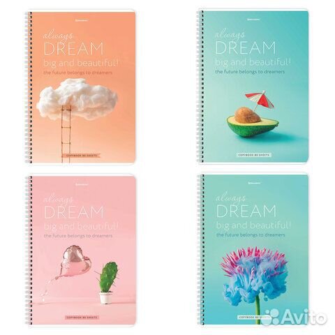 Тетрадь А4, 80 л., brauberg, гребень, клетка