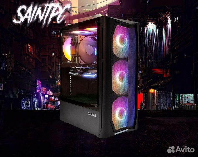 Игровой пк на видеокарте RX и i3