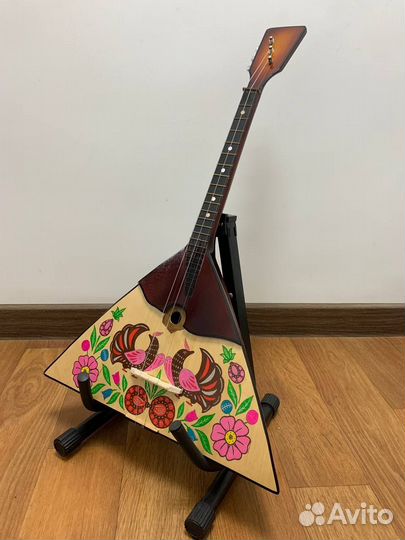 Новая Балалайка Прима расписная (жар-птица)