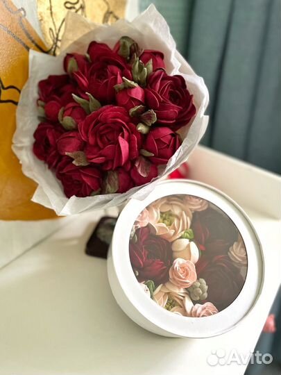 Сладкий букет. Цветы из зефира