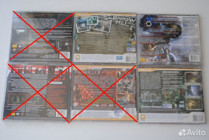 Компьютерные игры на DVD дисках начала 2000х годов