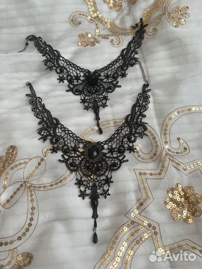 Воротник ажурный, жабо