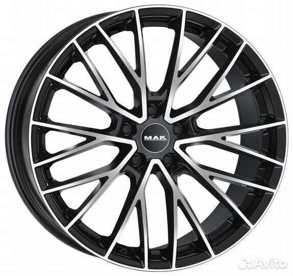 R20 5x112 8,5J ET25 D66,45 MAK Speciale Black Mirr