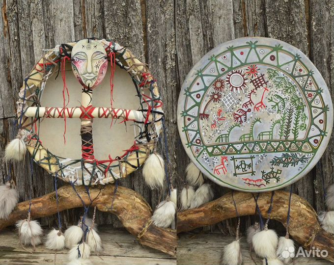 Алтайский шаманский бубен 