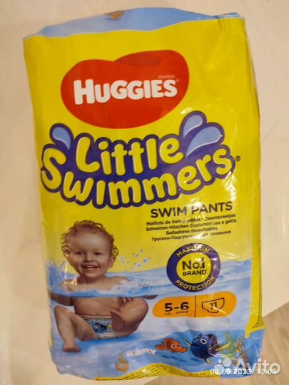 Трусики-подгузники для плавания Huggies 5-6